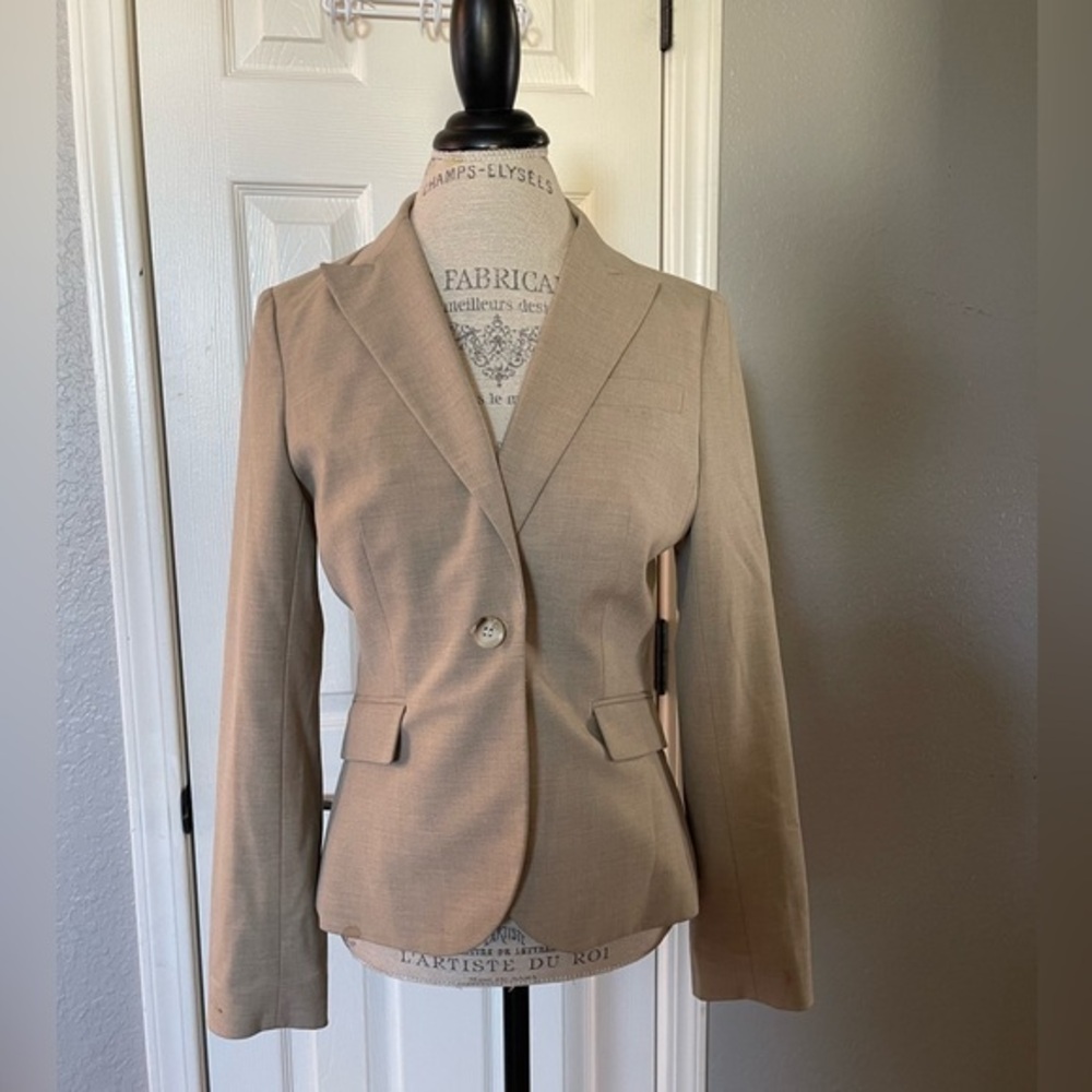 The Limited Beige One Button Blazer Size 6